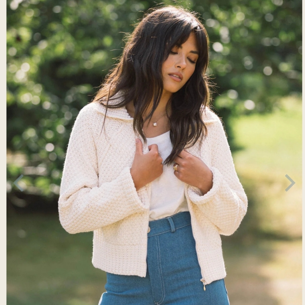 HARLY JAE MEADOW ZIP CARDIGAN